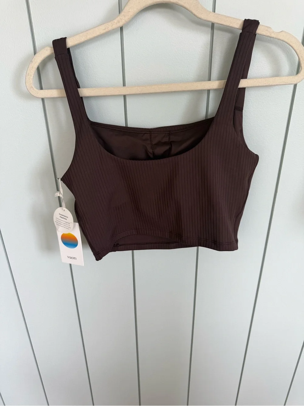 New Vuori Inversion Rib Support Tank Size Medium Java Color